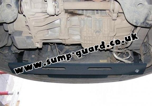 Steel sump guard for the protection of the engine and the gearbox for Mazda 2
