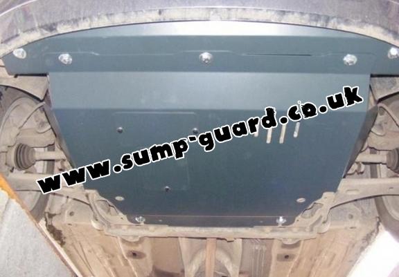 Steel sump guard for the protection of the engine and the gearbox for Mazda 2