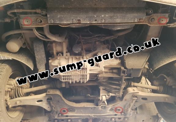 Steel sump guard for Ford Focus 1