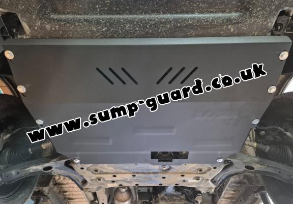 Aluminum sump guard for Ford Transit FWD