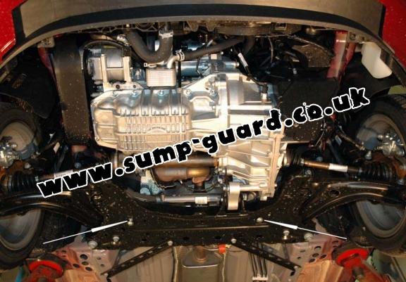 Steel sump guard for Ford KA+