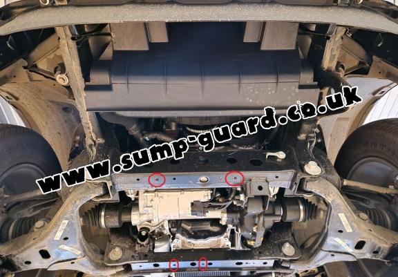 Steel sump guard for Ford Ranger