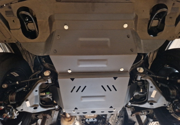 Steel sump guard for Jac T8