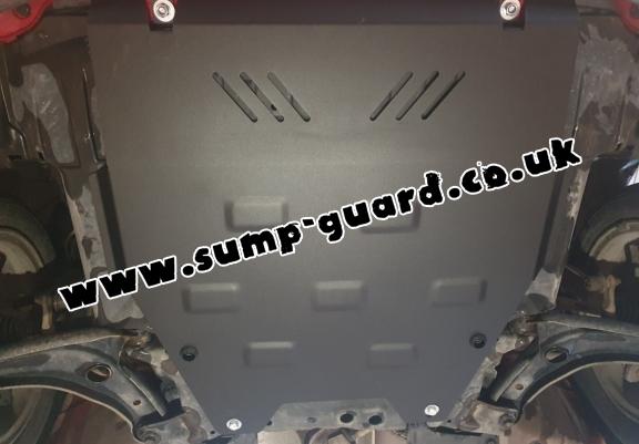 Steel sump guard for Honda Jazz