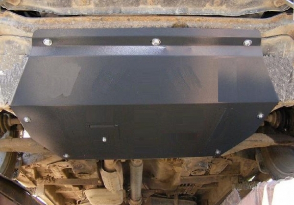 Steel sump guard for Hyundai Santa Fe