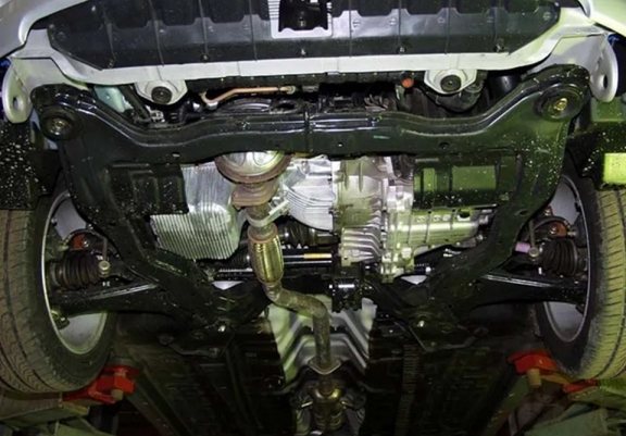 Steel sump guard for Hyundai Coupé Gk