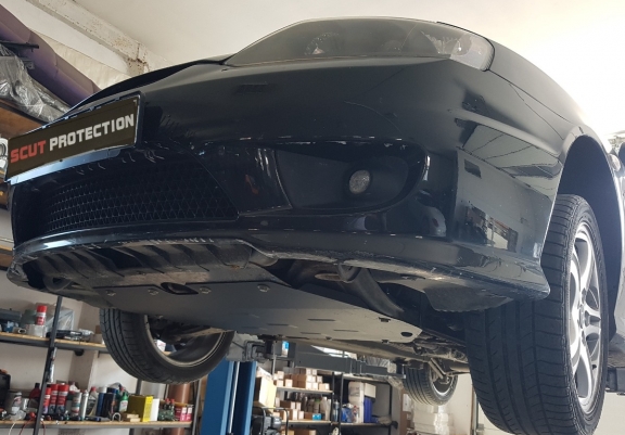 Steel sump guard for Hyundai Coupé Gk