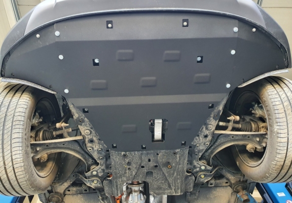 Steel sump guard for Kia Sportage