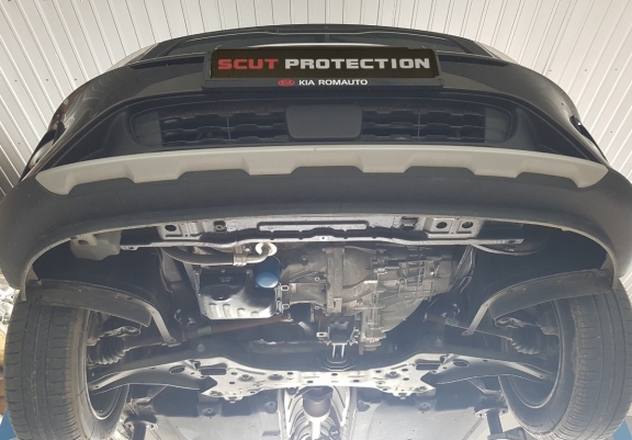 Steel sump guard for Kia Stonic