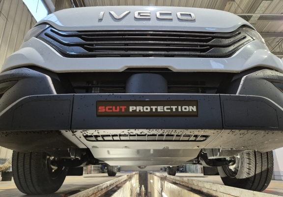 Steel sump guard for Iveco Daily 7