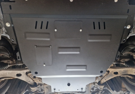 Steel sump guard for Mazda 3