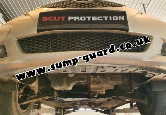 Steel sump guard for Mazda 3