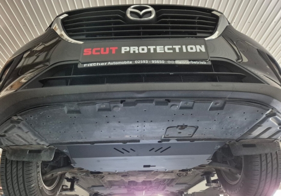 Steel sump guard for Mazda CX3