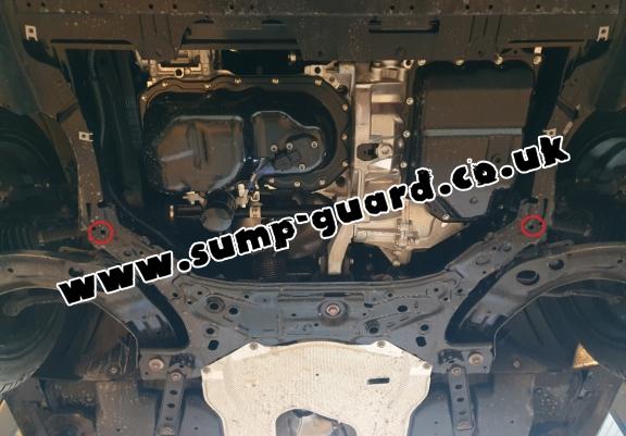 Steel sump guard for Mazda CX-30
