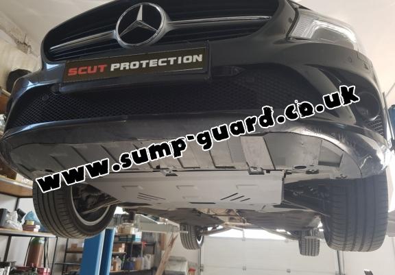 Steel sump guard for Mercedes A-Class W176