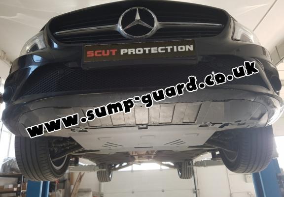 Steel sump guard for Mercedes A-Class W176