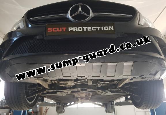 Steel sump guard for Mercedes A-Class W176