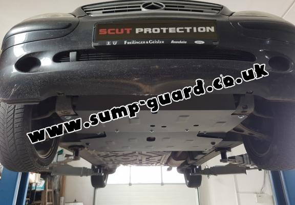 Steel sump guard for Mercedes A-Classe W168