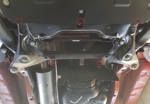Steel sump guard for Mercedes Sprinter-FWD