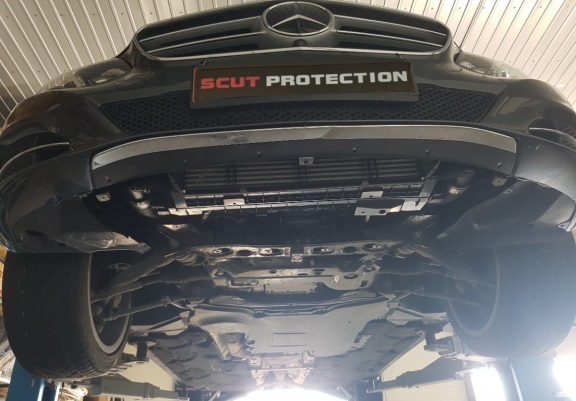 Steel sump guard for Mercedes E-Classe W212 - 4x4