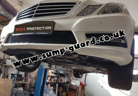 Steel sump guard for Mercedes E-Classe W212