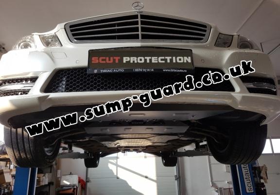 Steel sump guard for Mercedes E-Classe W212