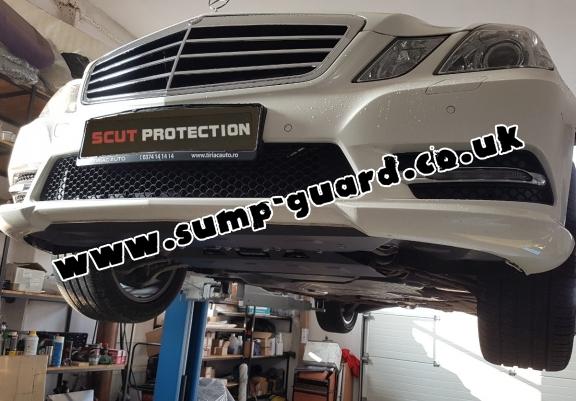 Steel sump guard for Mercedes E-Classe W212