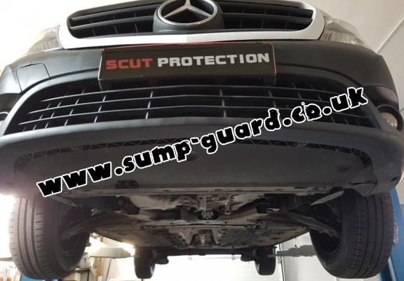 Steel sump guard for Nissan NV250