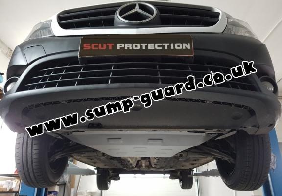 Steel sump guard for Nissan NV250