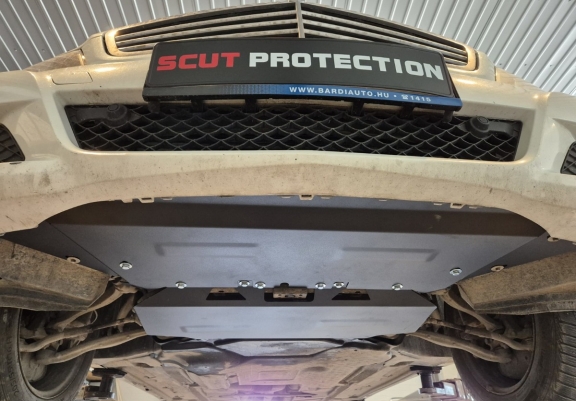 Steel sump guard for Mercedes C-Class W204