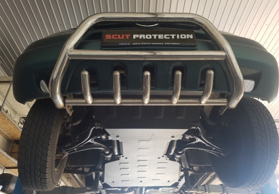 Steel sump guard for Mercedes ML W163