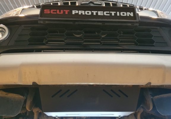 Steel radiator guard for Fiat Fullback