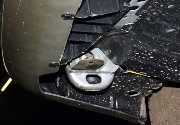 Steel sump guard for Nissan Primera P12