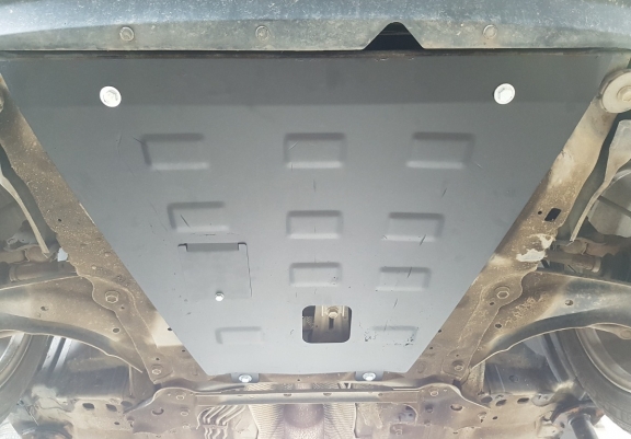 Steel sump guard for Nissan Juke