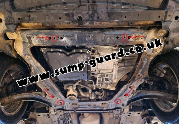 Steel sump guard for Nissan X-Trail T31 - Vers 2.0