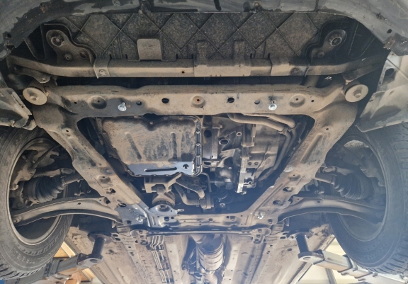 Steel sump guard for Nissan Qashqai J10