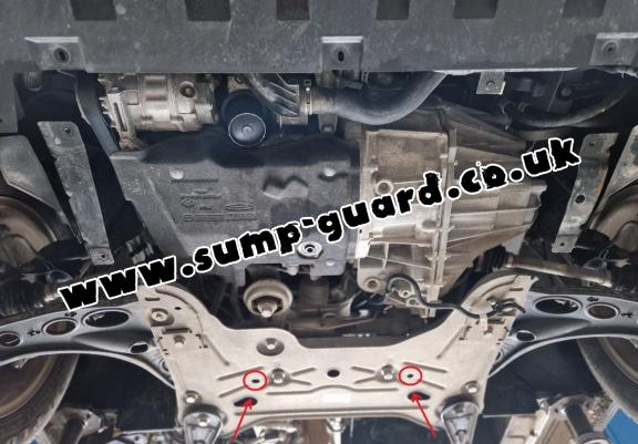 Steel sump guard for Nissan NV300