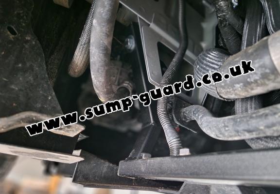 Steel sump guard for Nissan NV300