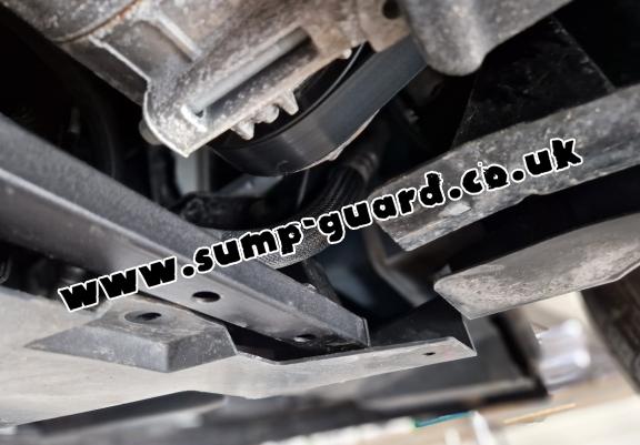 Steel sump guard for Nissan NV300