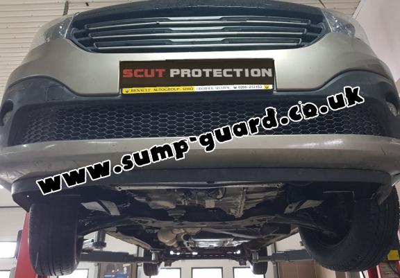 Steel sump guard for Renault Trafic 3 