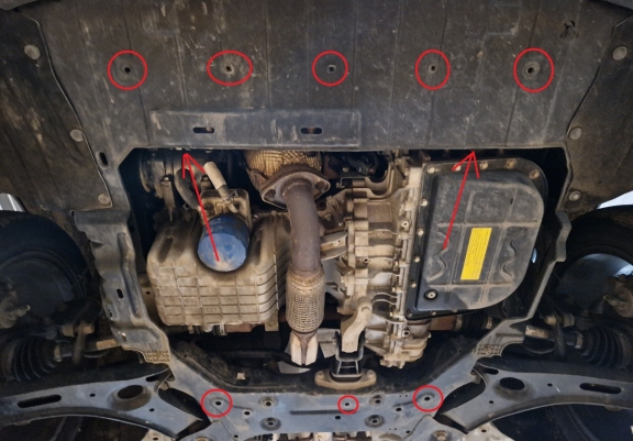 Steel sump guard for Dfsk Fengon 5