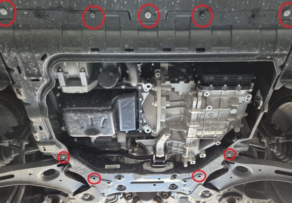 Steel sump guard for Dfsk Fengon 600