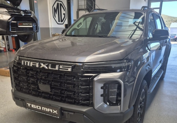 Steel sump guard for the protection of the engine and the radiator for Maxus T60 Max