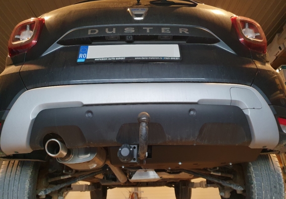 Steel AdBlue tank guard for Dacia Duster