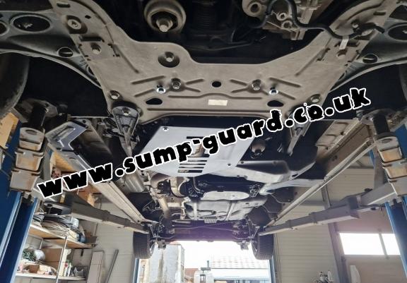 Steel catalytic converter guard/cat lock for Nissan NV400