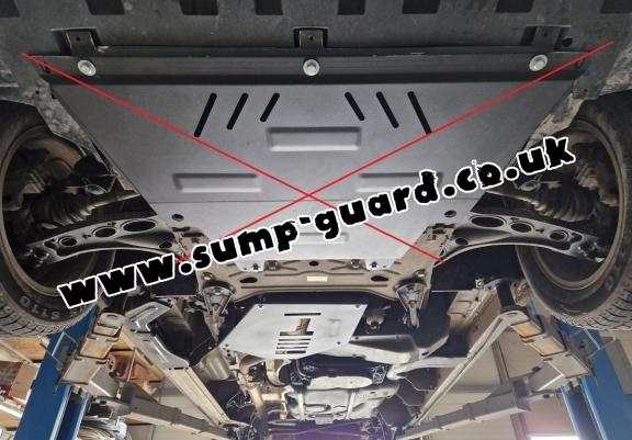 Steel catalytic converter guard/cat lock for Nissan NV400