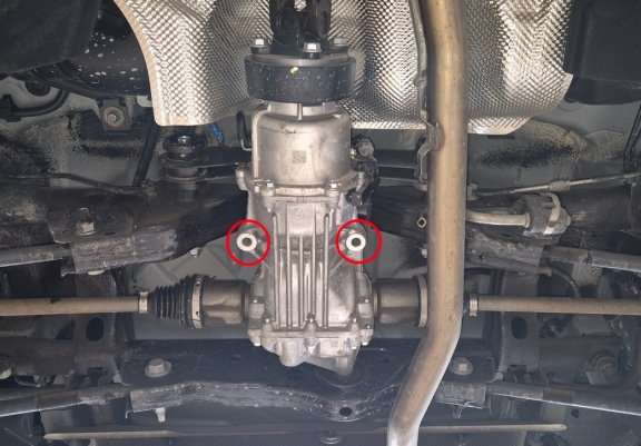 Steel diferential guard for Dacia Bigster 4x4