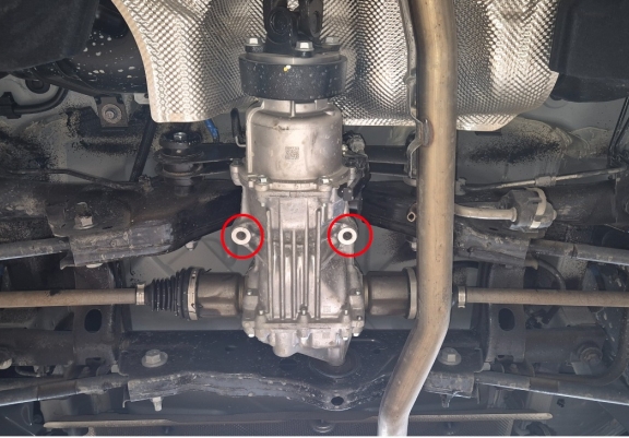 Aluminum diferential guard for Dacia Duster 4x4