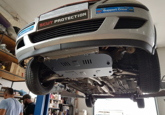 Steel sump guard for Vauxhall Tigra B 