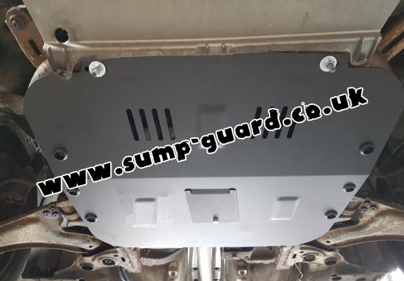 Steel sump guard for the protection of the engine and the gearbox for Saab 9-3